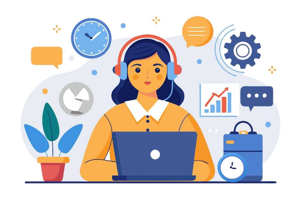 customer-support-illustration-call-center-vector